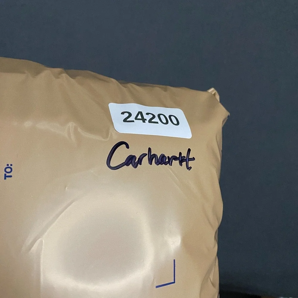 Carhartt Michigan Chore Jacket FITS Men Large Brown Canvas Blanket Lined Vintage